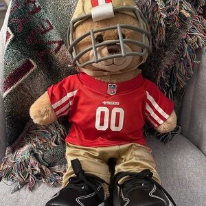 NFL Teddy Bear in 49ers Jersey